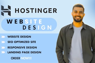build hostinger website design hostinger wordpress design redesign wordpress