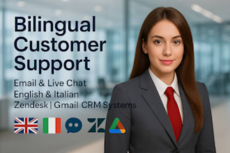 provide professional customer support via live chat and email