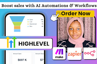 setup gohighlevel zapier automation make com integration n8n ai agent ghl expert