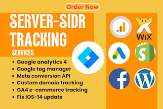 set up conversion API server side tracking ga4 tracking and GTM