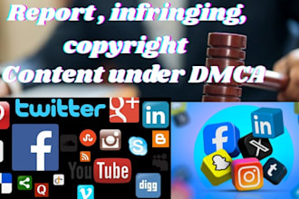 report shopify, tiktok, instagram, facebook, reddit, twitter, google, by dmca