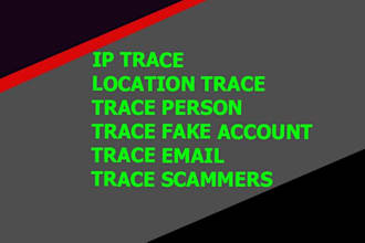 your private investigator, osint, location trace, find someone, ip trace