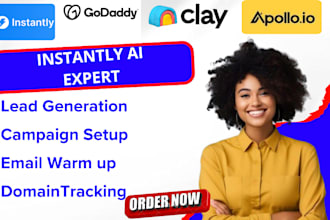 set up high converting cold email campaigns with email warm up lead generation