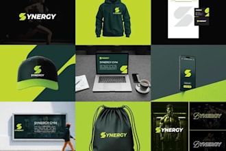 design clothing logo for gym fitness sports brand