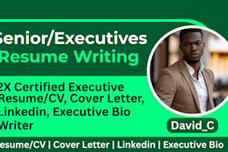a professional executive resume and CV to land leadership roles