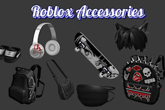 create high quality roblox ugc wearable accessories, avatar items