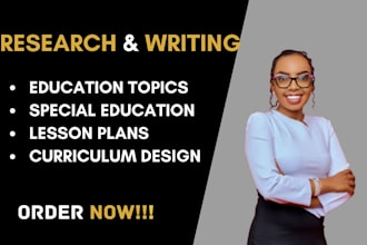 help on education topics, special education, lesson plans and curriculum design
