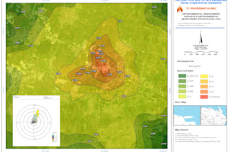 generate environmental, emission, and spatial maps with gis