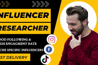 research best instagram, tiktok influencers for influencer marketing