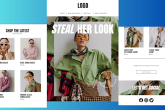 design responsive email newsletters and set up mailchimp or klaviyo automation