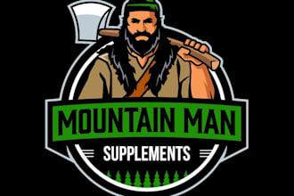 do unique cartoon, mascot, or character logo for your brand