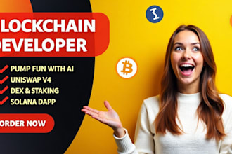develop web3 smart contracts erc20, erc721, erc1155 dapps