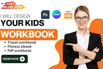 travel workbook health and fitness ebook workbook for kids fillable pdf workbook