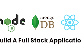 create a fullstack web application with react, node, express and mongodb