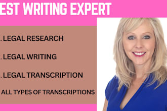 transcribe courtroom hearings, depositions, and legal meetings accurately