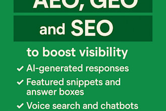 optimize your site for aeo and GEO to improve online presence