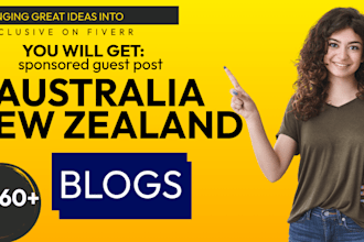 publish a sponsored post on australia and new zealand blogs