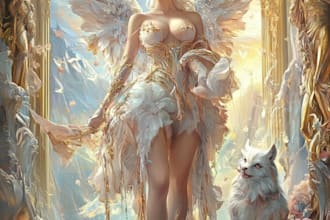 draw original fantasy characters, concept art, fanart