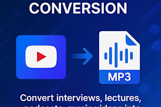 convert your videos into high quality audio