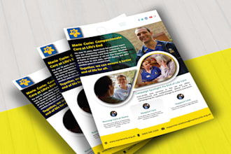 design professional charity fundraising flyers and posters