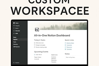 build a custom notion workspace for your business