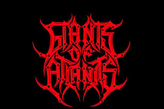 draw a brutal slam, death metal, grindcore, etc logo