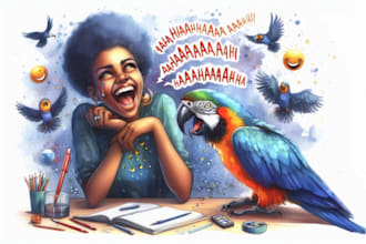draw children book cover illustration , book illustrations and book cover