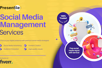 be your social media marketing manager and content creator
