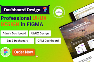 admin dashboard design, web app, and saas ui ux design