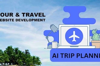 develop a custom ai trip planner, booking planing app