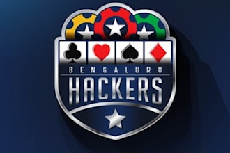 design sustainability e sport team or hackers logo