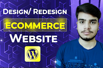 build ecommerce website for startups with woocommerce, wordpress and elementor