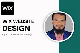 design wix website and figma to wix or wix studio and wix editor