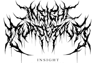 design high quality black metal logo for your business