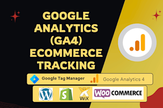 set up ga4 conversion tracking GTM and ecommerce tracking