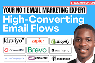 email campaign flow copywriting design klaviyo brevo mailchimp ecommerce CRM