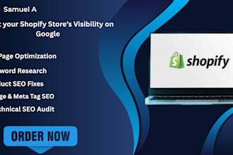 optimize your shopify SEO for google and organic traffic