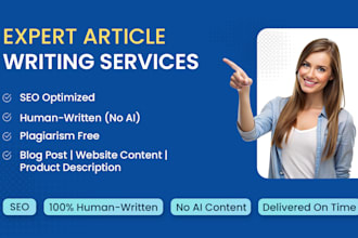 write SEO optimized stock market, finance, or education articles