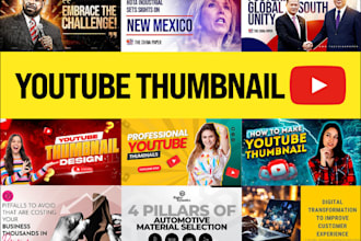 design professional viral youtube thumbnails