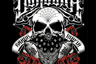 design high quality death metal, slam, and brutal logo for you