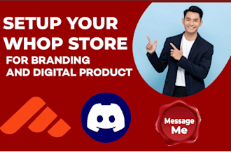 upload your whop store content, courses, product  expertise