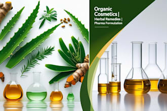 formulate organic cosmetics, herbal remedies and pharma products professionally