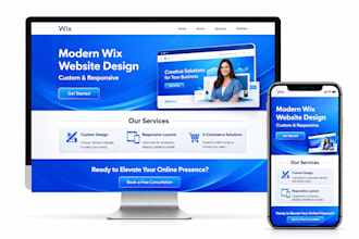 design a professional wix website or wix ecommerce store