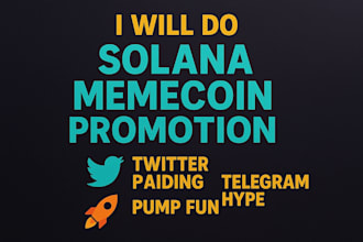 do solana memecoin promotion, twitter raiding, pump fun promotion, telegram