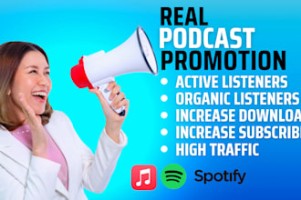 hit 2m UK, USA, listeners podcast promotion, apple podcast, spotify podcast