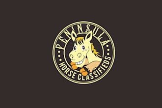 design high quality horse class fides logo