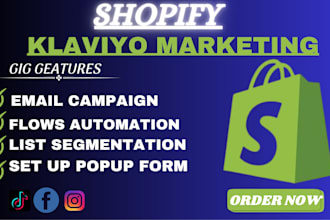klaviyo email marketing, setup popup flows with list segment and email campaign