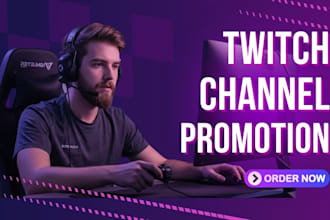 do organic twitch channel promotion to bring in more live viewers