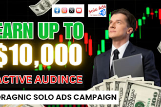 blast solo ads campaign to 25000 affiliate website click mlm promotion mlm leads