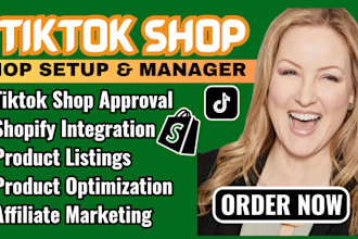 setup tiktok shop, manage tiktok shop